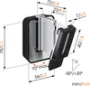 Vogel's Sound 3200 - Supporto a parete per diffusori - Nero Anteprima dell’immagine prodotto 5