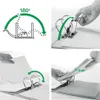 A collage of four images showing how to use a binder. Voir les images du produit