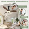 Deckenventilator mit Beleuchtung und Fernbedienung, RGB 3 Produktbild-Vorschau 5