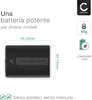 CELLONIC 2x Batteria per Fotocamera Compatibile con Sony Anteprima dell’immagine prodotto 4