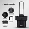 Wiltec fietstrolley, bagagedrager tas, zwart, 33 x 13 x 64 Productafbeelding-voorbeeld 7