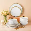 Service de table en porcelaine, 12 pièces, service à table Voir les images du produit 7
