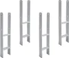 Aopunly 4 pezzi ancoraggio palo 101MM H-post supporto Anteprima dell’immagine prodotto 1