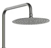 Duschsäule, Edelstahl Metallgrau, Regendusche 20 cm, Produktbild-Vorschau 4
