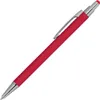 10 Touchpen Kugelschreiber aus Metall / gummiert / Farbe: Produktbild-Vorschau 2