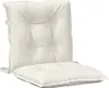 Cuscini schienale basso 2 pz. Tessuto melange crema Anteprima dell’immagine prodotto 5