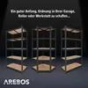 AREBOS Schwerlastregal 3er Set | Eckregal, bis 875 kg, Produktbild-Vorschau 7