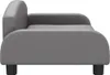 vidaXL Pelíšek pro psy šedý 70x45x30 cm Imitace kůže Náhled obrázku produktu 4