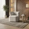 BEAUTYSOFA | Sessel NORI Velours Beige – Komfortsessel Produktbild-Vorschau 1