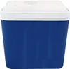 A blue and white mini cooler box is shown against a white background. Produktbild-Vorschau