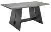 Esszimmertisch Wangentisch 180x90 Schwarzstahl Beton Produktbild-Vorschau 1