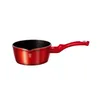 A red saucepan with a black interior and a red handle, shown against a white background. Náhled obrázku produktu