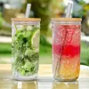 2er 24OZ Bubble Tea Becher Trinkgläser Masongläser mit Produktbild-Vorschau 7