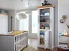 Babybett - Weiß - Kiefernholz massiv gewachst - 70 x 140 cm Produktbild-Vorschau 6