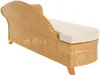 KRINES HOME rattanowy szezlong "Elegance" z poduszką Podgląd zdjęcia produktu 6
