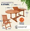 CASARIA® Gartenmöbel Set inkl. Abdeckplane Holz 6 Stühle Produktbild-Vorschau 7