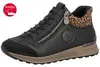 RIEKER Damen High Sneaker schwarz Leoprint Kunstleder - Produktbild-Vorschau 39