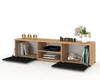 Fernsehschrank TV-Lowboard KING STEHEND Craft Eiche/Schwarz Produktbild-Vorschau 3