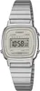 A close-up studio shot of a silver Casio digital watch. Produktbild-Vorschau