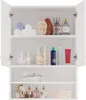 Mobile bagno superiore con ripiani MARGO - bianco opaco Anteprima dell’immagine prodotto 4