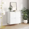 vidaXL Sideboard Weiß 60x35x70 cm Holzwerkstoff Produktbild-Vorschau 1