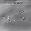 Water droplets on a gray fabric surface, with the word "WATERPROOF" at the top. Produktbild-Vorschau