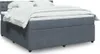 Boxspringbett mit Matratze Dunkelgrau 180x200 cm Samt Produktbild-Vorschau 2