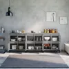 vidaXL Sideboards 3 Stk. Betongrau 60x35x70 cm Produktbild-Vorschau 3