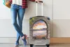 MuchoWow® Koffer Handgepäck Trolley Rollkoffer Kleine Produktbild-Vorschau 5