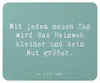 Mr. & Mrs. Panda Mauspad Spruch Heimweh überwinden Mut - Produktbild-Vorschau 1