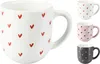 Mug en céramique avec des coeurs 300ml coloré Voir les images du produit 1
