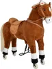 Pink Papaya XXL Reitpferd auf Rollen Amigo, 90cm Produktbild-Vorschau 1