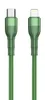 2GO 797312, 1 m, Lightning, USB C, Männlich, Männlich, Grün Produktbild-Vorschau 2