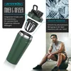 Arendo Protein Shaker Edelstahl, Eiweißshaker 750 ml, Produktbild-Vorschau 6