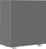 vidaXL Sideboard Hochglanz-Grau 71x35x80 cm Holzwerkstoff Produktbild-Vorschau 2