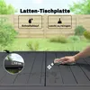 Outsunny Gartentisch Ausziehbarer 80/160 x 80 cm Aluminium Produktbild-Vorschau 6