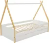 Tipi-Bett 90 x 190 cm mit Schubladen - Kiefernholz und MDF Produktbild-Vorschau 4