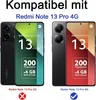 4in1 Set für Xiaomi Redmi Note 13 4G  2x Display Schutzglas Produktbild-Vorschau 2