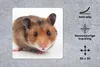 MuchoWow® Mauspad Mousepad Neugieriger Hamster 30x30 cm - Produktbild-Vorschau 2