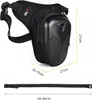 QLS Beintasche Motorrad Sport Oberschenkeltasche Schwarz Produktbild-Vorschau 2