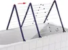 Leifheit Bathtub Dryer Pegasus V Duo, Modrá, Biela Náhľad obrázku produktu 1