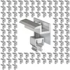100x Endklemme Klickfix Silber 30-40mm Solarmodul Halterung Produktbild-Vorschau 7