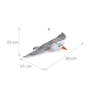 Relaxdays Vogelschreck Möwe, fliegend, zum Aufhängen, Produktbild-Vorschau 4