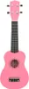 A pink ukulele is shown against a white background. Náhľad obrázku produktu