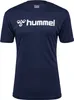 Hummel Logo Kurzarm-t-shirt Blau M Mann Blau M Produktbild-Vorschau 1
