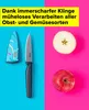 Tasty Schälmesser aus Edelstahl, handliches Gemüsemesser Produktbild-Vorschau 4