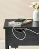 Postranní stolek VASAGLE, se zásuvkami a porty USB, Náhled obrázku produktu 3