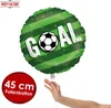 Folienballon Fußball Goal grün Ø 45 cm 1 Stück Produktbild-Vorschau 2