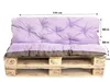 Cuscini per mobili pallet seduta 120x50 / schienale Anteprima dell’immagine prodotto 2