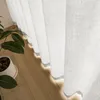 2er Set Vorhänge Leinenoptik Halbtransparent Vorhang Produktbild-Vorschau 5